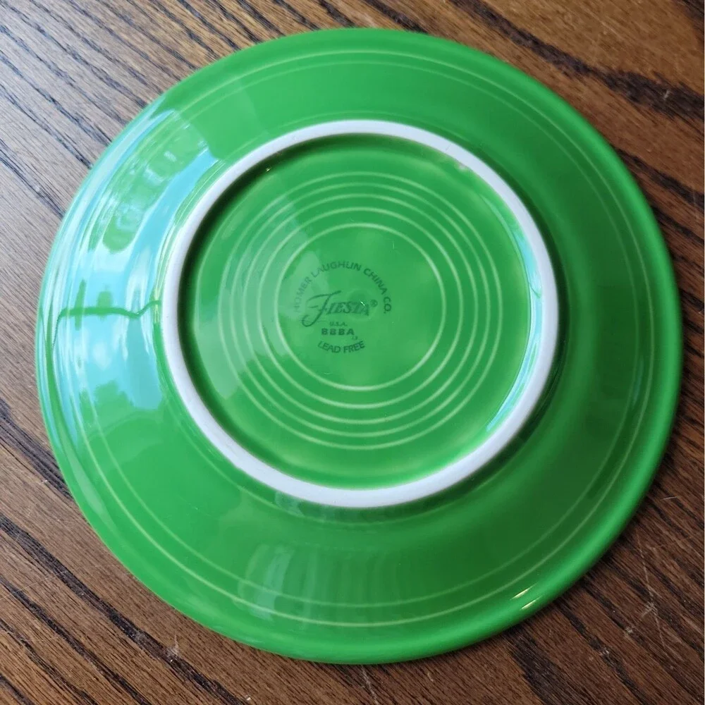 Vtg Fiestaware Salad Plates Set Of 4 Homer Laughlin 7.25 inch Assorted Colors